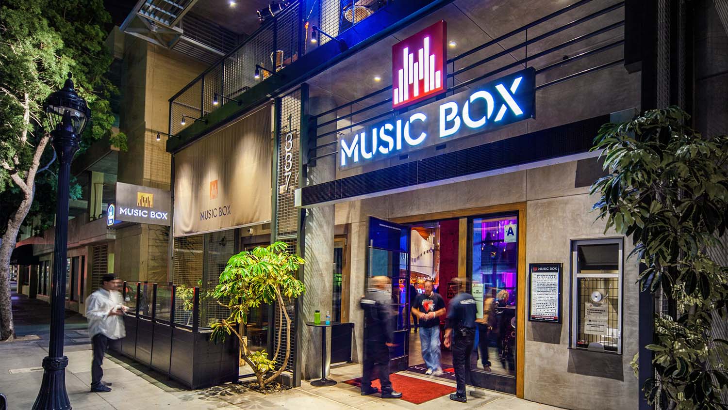 Music Box San Diego Front Entrance