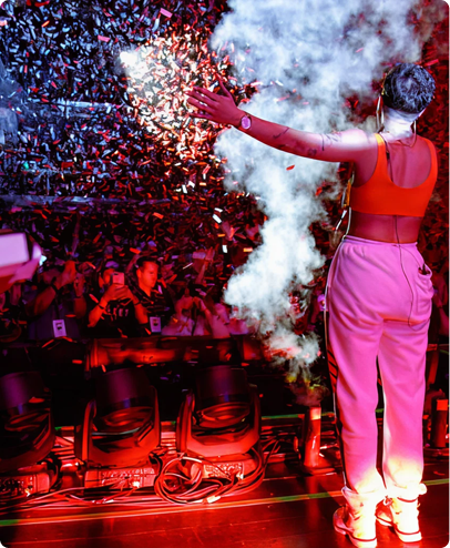 Marriott product launch concert with Halsey at Music Box